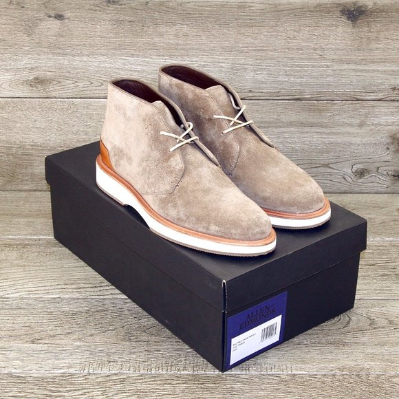 *NIB* $365 Allen Edmonds BROOKLYN LIGHT Chukka Boot 7.5 D Suede * add $15 Trees main image 8